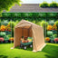 7x8 ft Outdoor Portable Gazebo Storage Shelter Shed