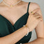 Titanium Steel Pearl Flower Bracelet - Korvel