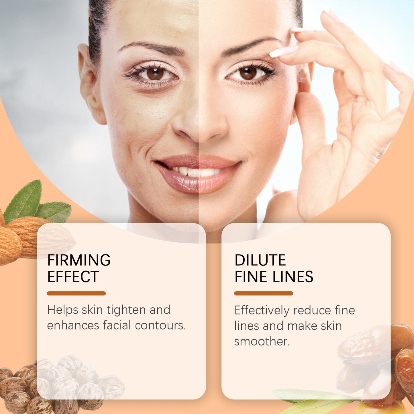 Firming Ball Essence Gentle Hydrating Firming Moisturizing Nourishing Lifting Facial Skin Care - Korvel