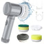 Electric Spin Scrubber with 5 Brush Heads