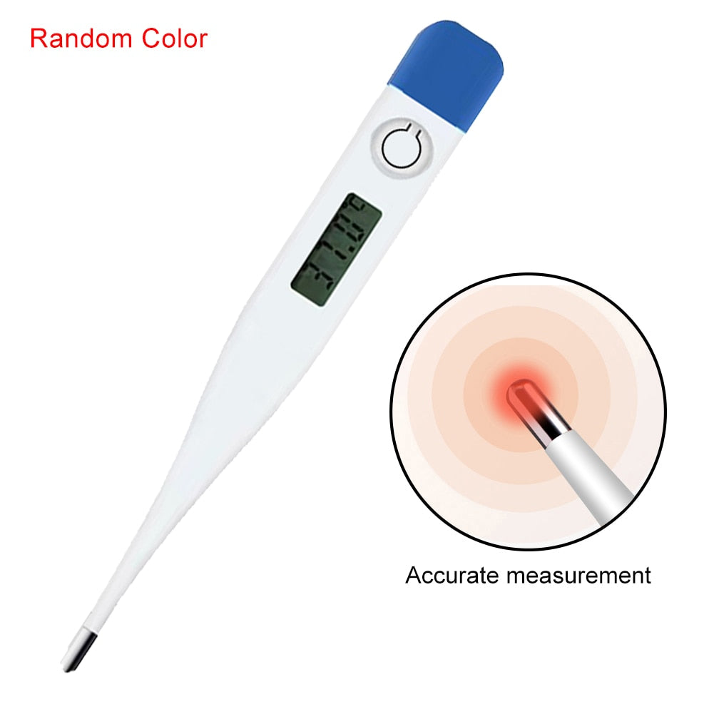 Digital LCD Thermometer Medical Baby Adult Body Kid Safe Mouth Temperature Underarm Thermometer Oral Thermometer - Korvel