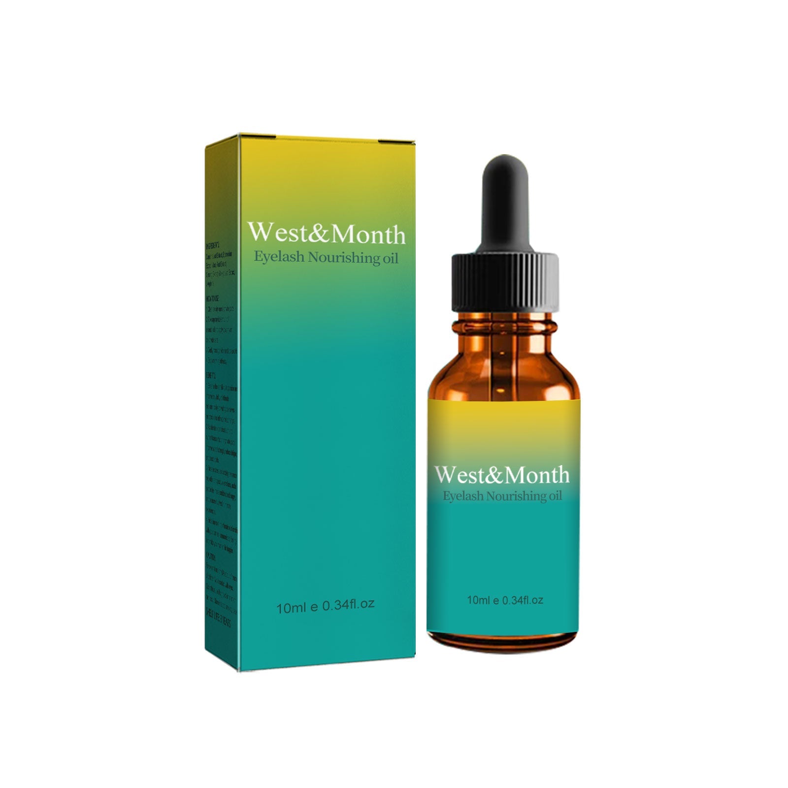 Eyelash Nourishing Oil, Natural Lengthening And Curling Volumizing Thick Mascara - Korvel