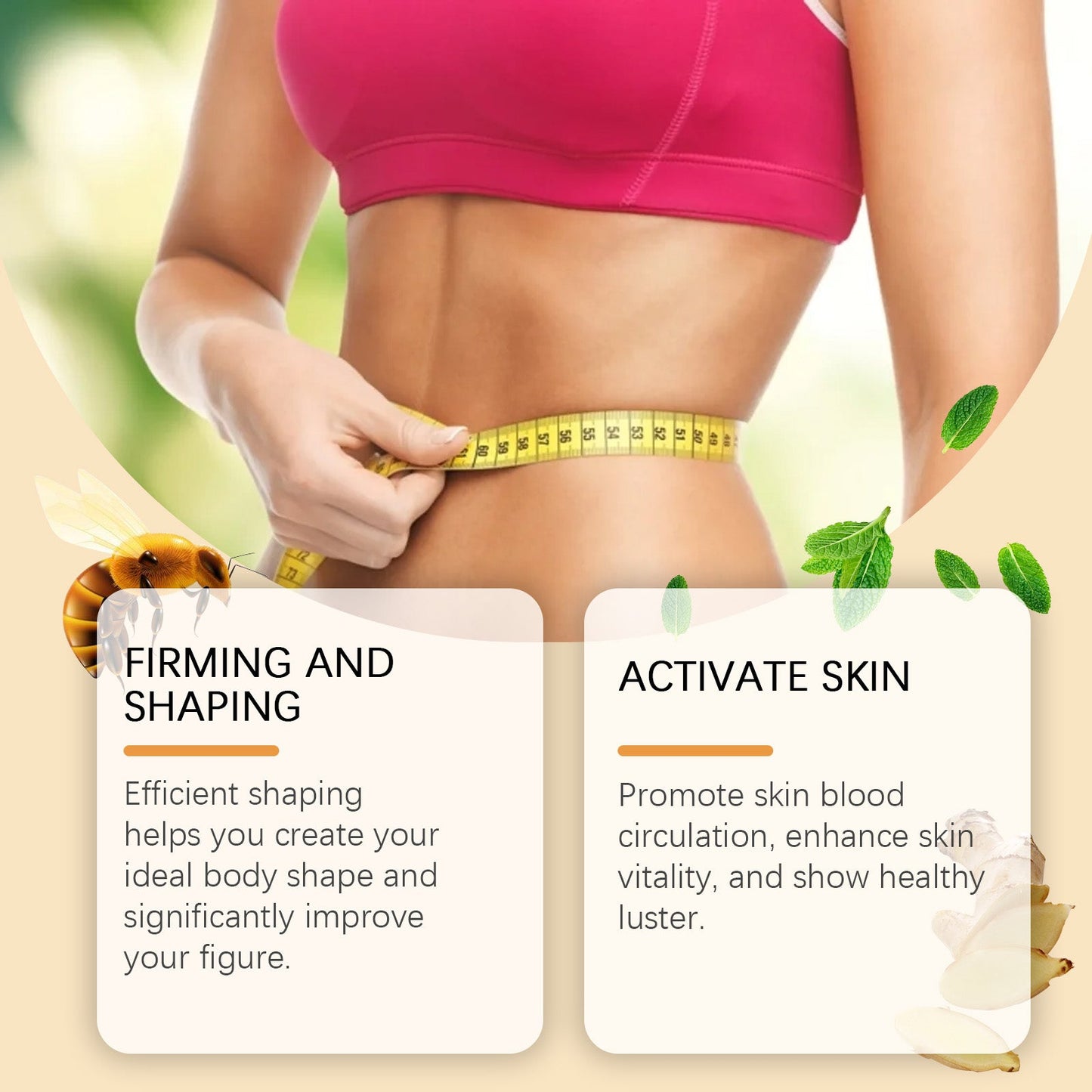 Bee Venom Beauty Considerate Body Shaping Body For Lazy Body Firming Body Skin Thighs Bye Meat - Korvel