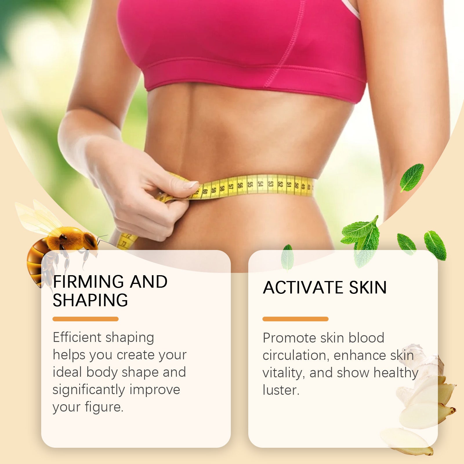 Bee Venom Beauty Considerate Body Shaping Body For Lazy Body Firming Body Skin Thighs Bye Meat - Korvel