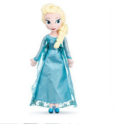 Jouet en peluche glacé et enneigé - Poupées Elsa et Anna
