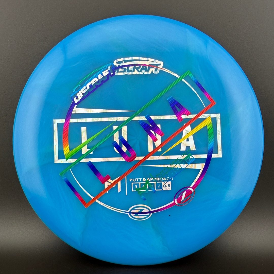 Z Swirl Luna - Stock Z Stamp - Misprint