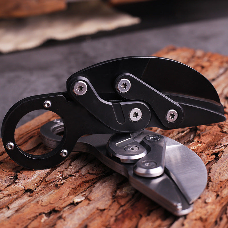 Mechanical Claw Knife Portable Outdoor Knife Camping Survival High Hardness Multi-Function All Steel Claw Folding Knife Outdoor Knife - Korvel