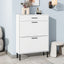 Independent shoe rack storage box with drawers and metal legs, modern shoe cabinet with 2 flippable drawers - Korvel