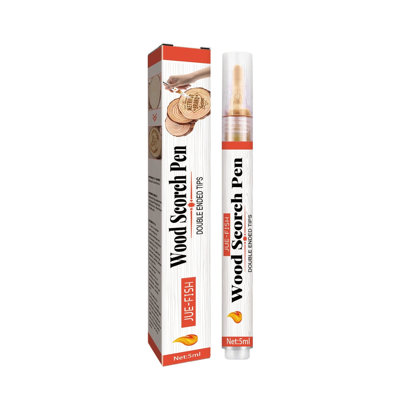Wood Burning Pen, Children's DIY Pyrography Wood Marking Wood Burning Marker Pen - Korvel