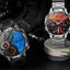 AK75 Smart Watch Flashlight  Men Outdoors Sports Fitness Tracker 700mah Large Battery BT Calling LED Light Smartwatch - Korvel