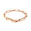 Bracelet en chaîne en papier clip extra large en or rose 14K