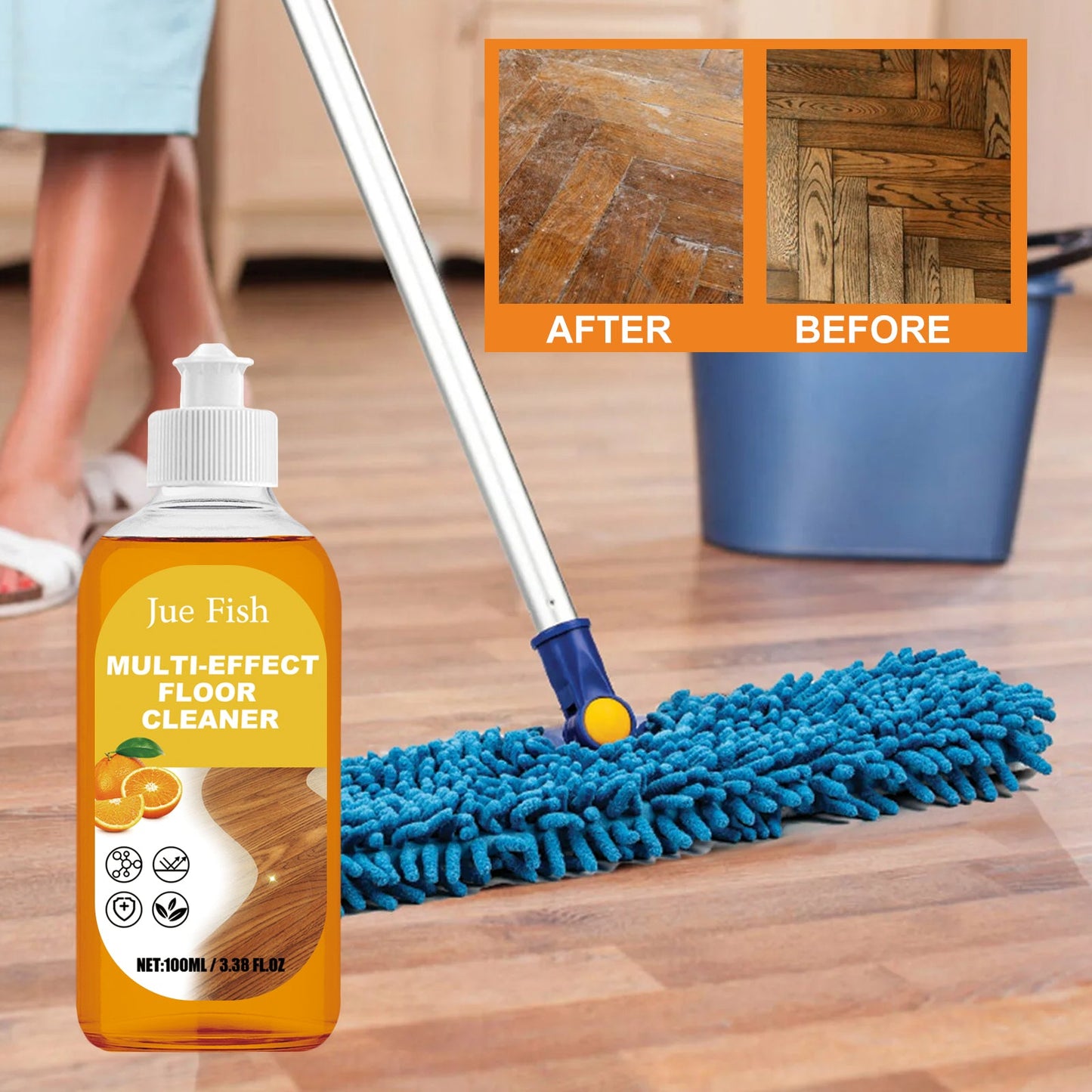 Premium Multi-Effect Floor Cleaner for All Surfaces
