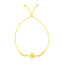 14k Yellow Gold Adjustable Star Bracelet