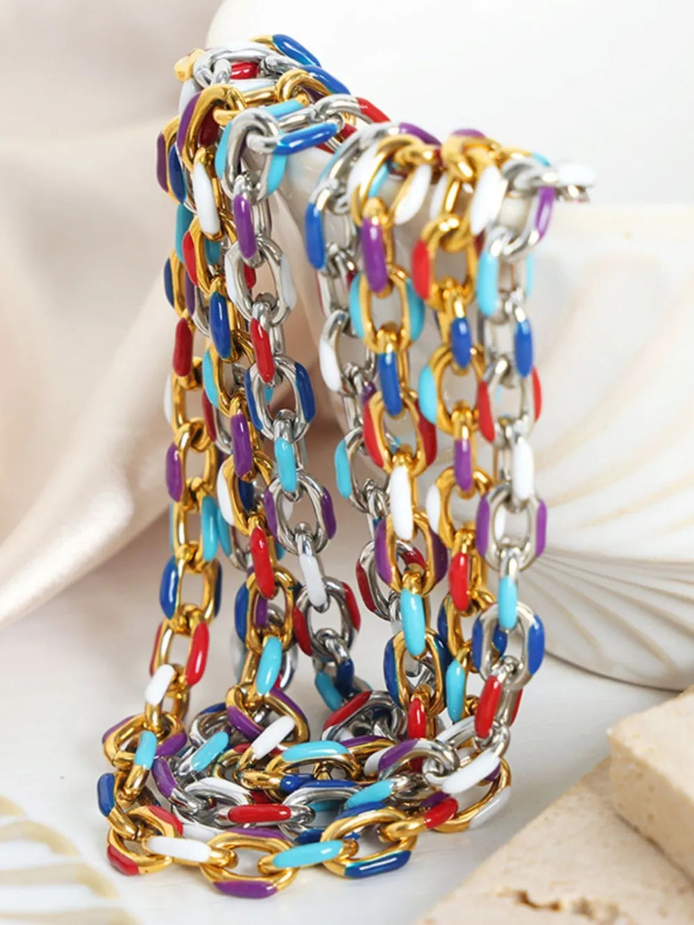 Premium Drip Oil Titanium Steel Bracelet
