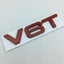 Suitable for Audi V6T V8T metal logo A4LA6LS7Q5Q3 displacement personalized modification leaf plate car sticker - Korvel