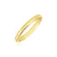 Bague de mariage en or jaune 14k texturée à confort ajusté