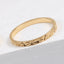 Ring Titanium steel electroplated with 18k gold Shine - Korvel