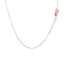 14k Rose Gold Classic Box Chain - 0.4mm