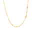 Cadena de Motivo de Diamante Pulido de Oro Amarillo de 14K - 3.0mm