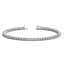 Bracelet de tennis en diamant cultivé en laboratoire en or blanc 14 carats