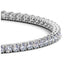 Bracelet de tennis en diamant cultivé en laboratoire en or blanc 14 carats