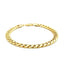 14k Yellow Gold Semi Solid Miami Cuban Bracelet - 6.9mm