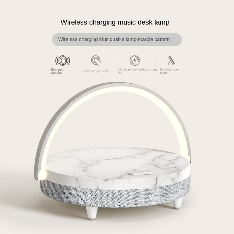 Living desk lamp, mobile phone, wireless charging, Bluetooth speaker, minimalist ins, bedside lamp - Korvel