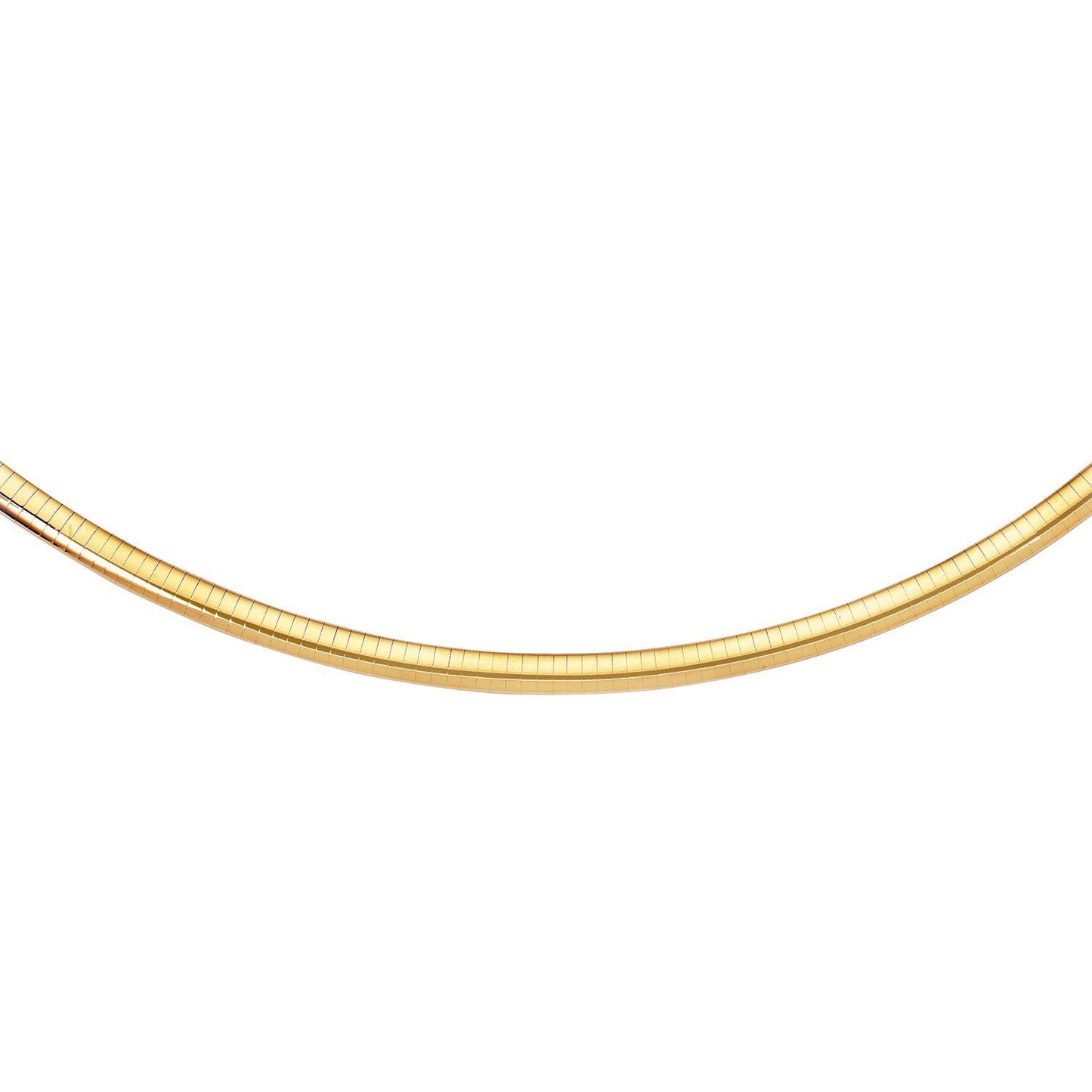 14k Yellow Gold Classic Omega Bracelet - 6.0 mm