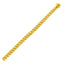 Cadena Miami Cubana Semi Sólida de Oro Amarillo de 10k - 6.15mm