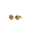 14k Tri Color Gold Love Knot Post Earrings