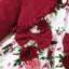 Robe à manches volantées à col rond floral Frill