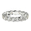 Round Cut Lab Grown Diamond Eternity Ring in 14k White Gold