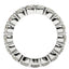 Round Cut Lab Grown Diamond Eternity Ring in 14k White Gold