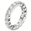 Round Cut Lab Grown Diamond Eternity Ring in 14k White Gold