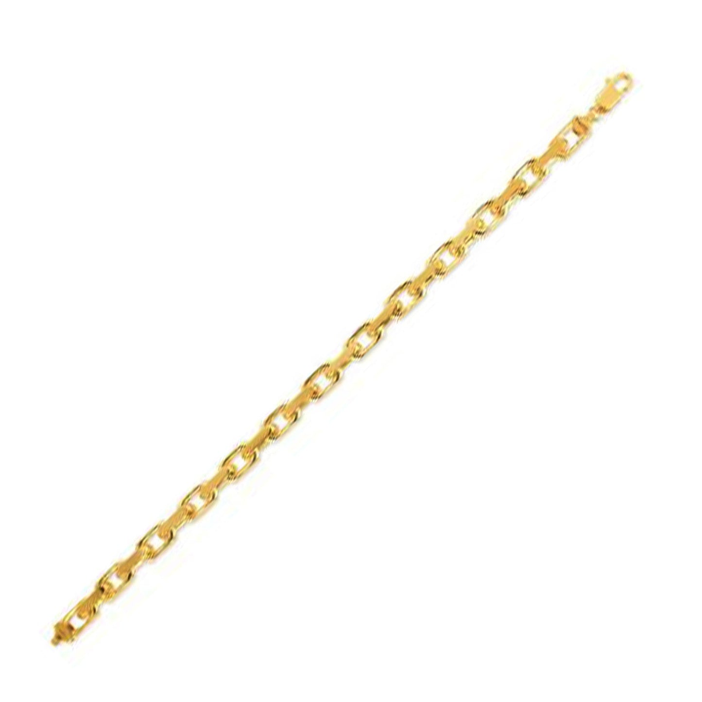 14k Yellow Gold French Cable Link Chain - 6.10 mm