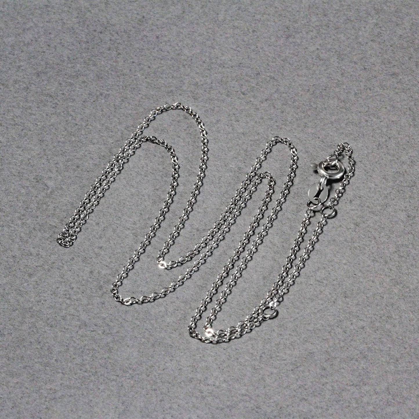 Chaîne Piatto Double Extensible en Or Blanc 14k (1,2 mm)