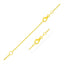 Collier en chaîne extensible en or jaune 14k