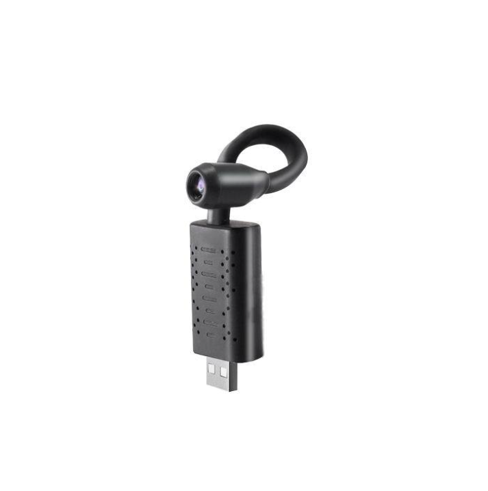 EVKVO HD Smart Mini Wifi USB Camera Real-time Surveillance IP Camera AI Human Detection Loop Recording Mini camera Support 64G - Korvel