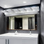 Applique de miroir LED moderne à 6 lumières en chrome
