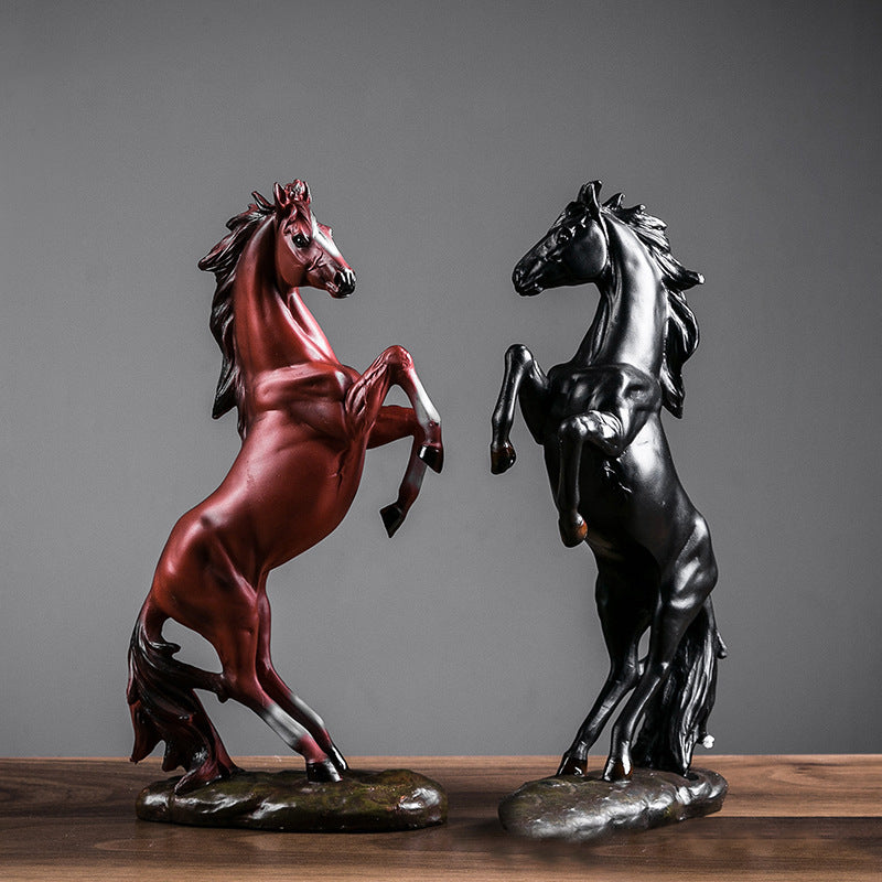 Elegant Resin Animal Figurines for Home Decor