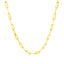 14K Yellow Gold Paperclip Chain Necklace