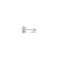 Boucles d'oreilles en diamant lab grown de 1/2 carat en or blanc 14k