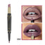 Matte Lipstick Wateproof Double Ended Long Lasting Lipsticks Brand Lip Makeup Cosmetics Nude Dark Red Lips Liner Pencil - Korvel