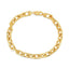 Bracelet en chaîne française en or jaune 14k - 6,10 mm