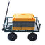 Wagon Cart Garden cart trucks make it easier to transport firewood (green) - Korvel