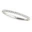 14k White Gold Pave Setting Diamond Wedding Ring