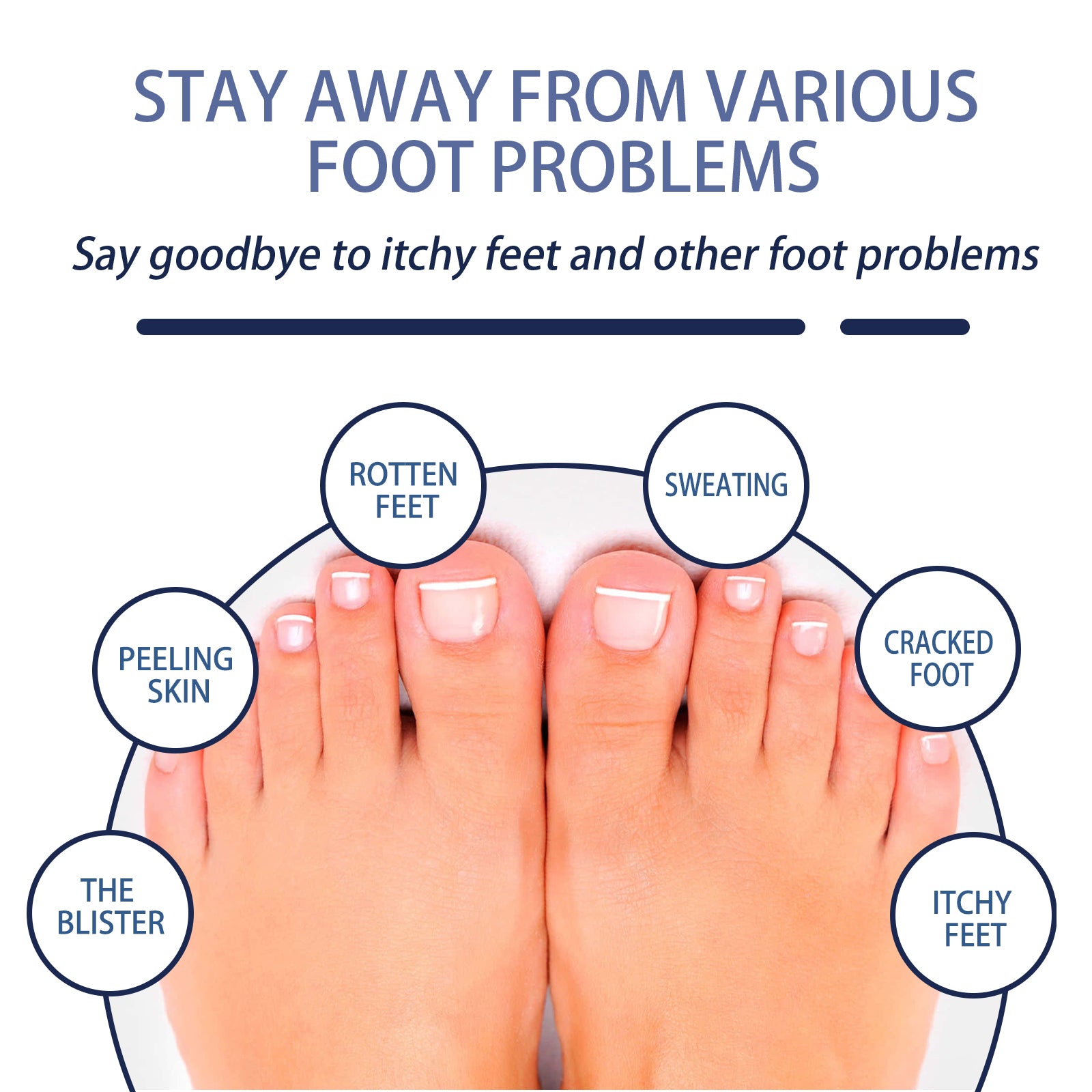 Foot Relief Herbal Liquid Spray, Clean Exfoliating Calluses Anti-Cracking Peeling Foot Moisturizing Spray - Korvel