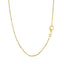Collier en chaîne en or jaune 14 carats avec barre plate polie