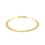 14k Yellow Gold Super Flex Herringbone Bracelet - 4.0mm