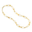 Collier en Maillons Ovales en Or Jaune 14K Italien